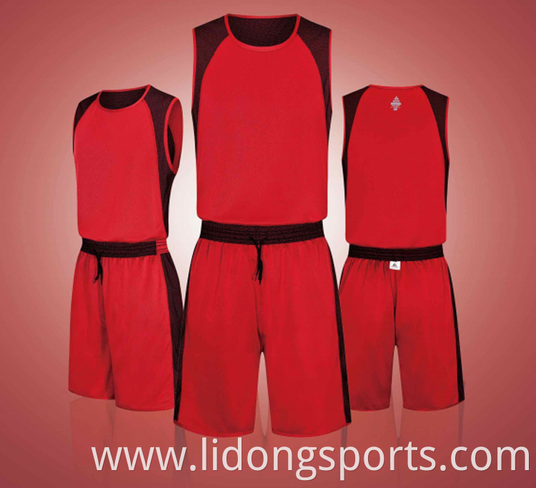 Custom Men Active Wear Personalized Printing Mesh Basketball Jersey Uniform Sublimation Reversible Basketball Jersey